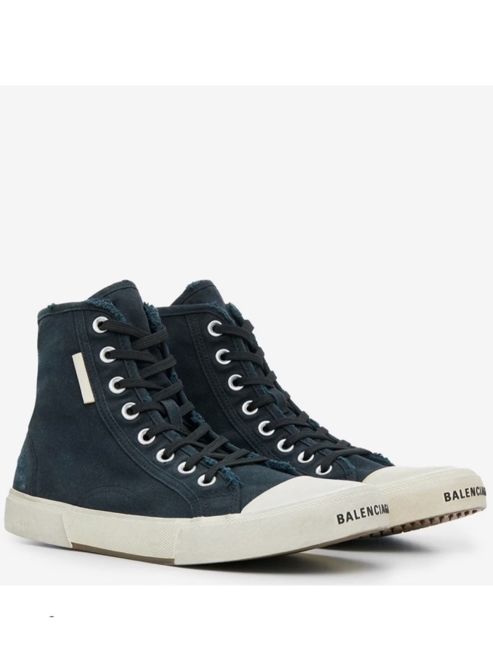 Balenciaga Black High-Top Sneakers